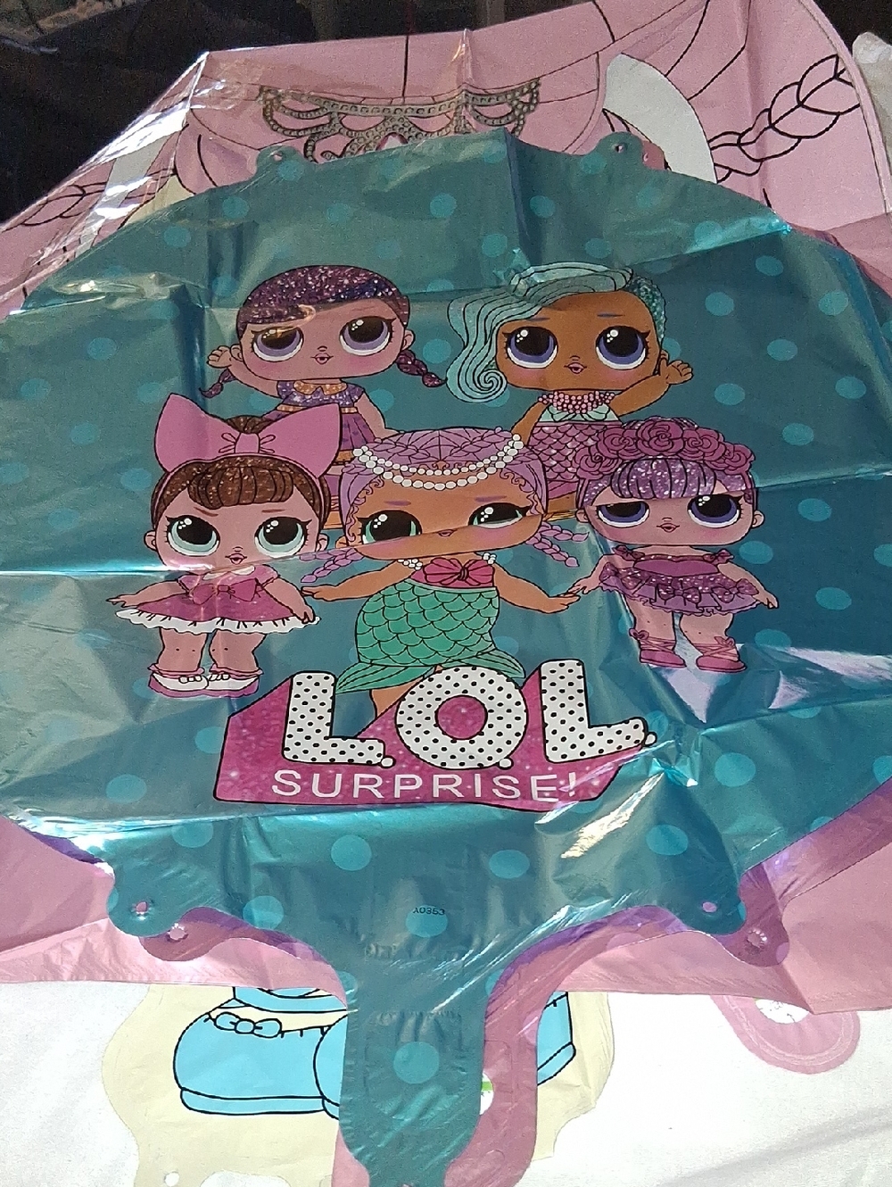 Set Of 5 Foil L.O.L.  Balloons